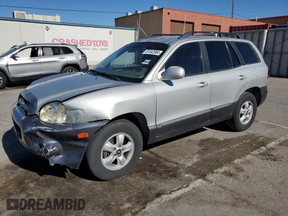 2006 Hyundai Santa Fe GLS with VIN KM8SC13D86U108478, listed as a Copart auction lot 81842964 with 110,919 mi miles and Salvage Title. Bid and sale history available at carsss.com. Image 1.