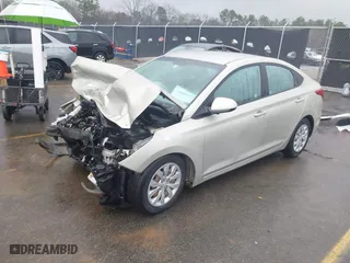 2019 Hyundai Accent SE with VIN 3KPC24A30KE062791, listed as a IAAI auction lot 41608061 with 80,397 mi miles. Bid and sale history available at carsss.com. Image 17.