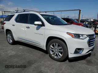 2020 Chevrolet Traverse High Country with VIN 1GNERNKW2LJ222572, listed as a Copart auction lot 54687115 with 109,652 mi miles and Salvage title. Bid and sale history available at DreamBid. Image 4.