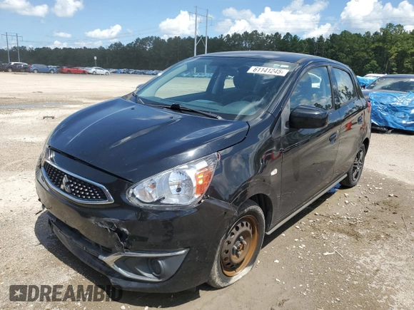 2017 Mitsubishi Mirage ES with VIN ML32A3HJ7HH011386, listed as a Copart auction lot 61141245 with 99,119 mi miles and Salvage title. Bid and sale history available at DreamBid. Image 1.