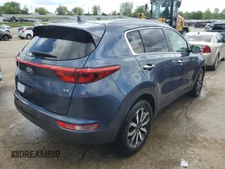 2018 Kia Sportage EX with VIN KNDPN3AC5J7408710, listed as a Copart auction lot 51023724 with 78,354 mi miles and Salvage Title. Bid and sale history available at DreamBid. Image 3.