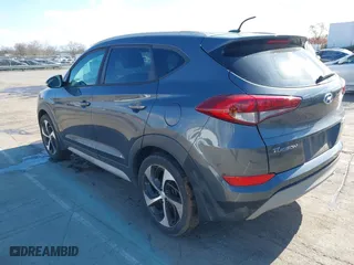 2017 Hyundai Tucson Value with VIN KM8J33A25HU402366, listed as a IAAI auction lot 41814426 with 117,669 mi miles. Bid and sale history available at carsss.com. Image 3.