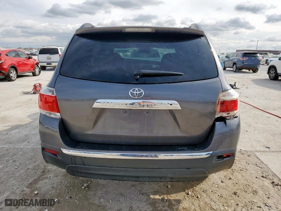 2013 Toyota Highlander with VIN 5TDZK3EH3DS124798, listed as a Copart auction lot 50792125 with 119,225 mi miles and Salvage Title. Bid and sale history available at carsss.com. Image 6.