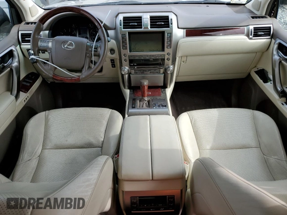 2010 Lexus GX 460 with VIN JTJBM7FX3A5011991, listed as a Copart auction lot 52017695 with 113,068 mi miles and Clean Title. Bid and sale history available at DreamBid. Image 8.