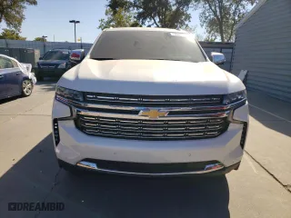 2023 Chevrolet Tahoe Premier with VIN 1GNSCSKD6PR119132, listed as a Copart auction lot 74594664 with 27,716 mi miles and Salvage Title. Bid and sale history available at carsss.com. Image 5.