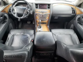 2012 Infiniti QX56 8-passenger with VIN JN8AZ2NC2C9317632, listed as a Copart auction lot 65179675 with 166,857 mi miles and Clean title. Bid and sale history available at DreamBid. Image 8.