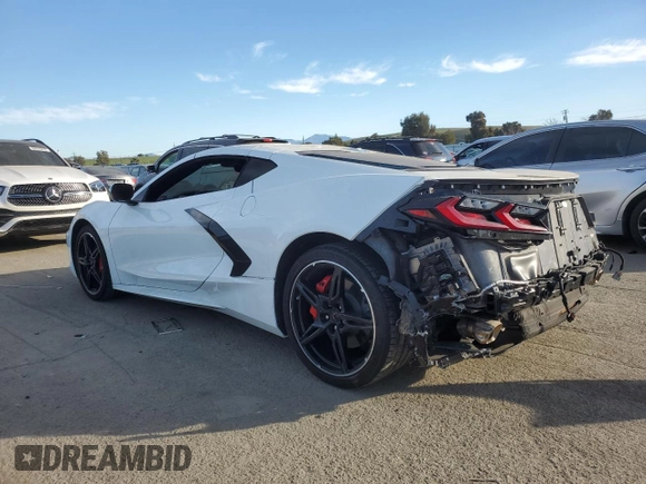 2024 Chevrolet Corvette 2LT z VIN 1G1YB2D45R5109763, wystawiony jako Copart lot #88015915 z przebiegiem 10 269 mil mil oraz Szkoda całkowita • Salvage title. Historia ofert i sprzedaży dostępna na DreamBid. Obrazek 2.
