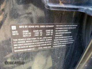 2011 Buick Regal CXL RL3 with VIN W04GR5EC5B1009773, listed as a Copart auction lot 49033575 with 247,660 mi miles and Salvage title. Bid and sale history available at DreamBid. Image 12.