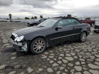 2007 Mercedes-Benz CLK 350 with VIN WDBTK56F27F207673, listed as a Copart auction lot 82643764 with 84,260 mi miles and Salvage Title. Bid and sale history available at DreamBid. Image 1.