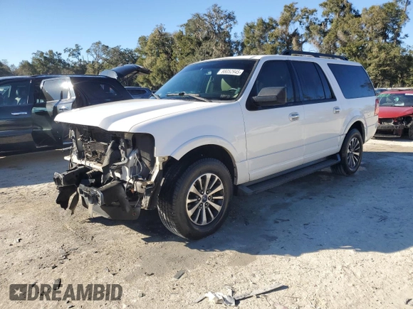 2016 Ford Expedition EL XLT with VIN 1FMJK1HT0GEF23675, listed as a Copart auction lot 88052945 with 194,002 mi miles and Salvage Title. Bid and sale history available at carsss.com. Image 1.