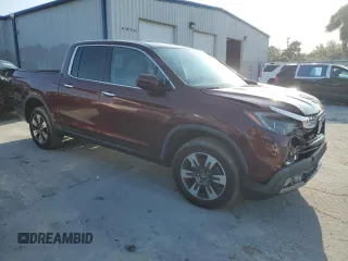 2017 Honda Ridgeline RTL-E z VIN 5FPYK3F79HB011456, wystawiony jako Copart lot #54184705 z przebiegiem 88 586 mil mil oraz Szkody całkowita. Historia ofert i sprzedaży dostępna na DreamBid. Obrazek 4.