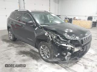 2020 Jeep Cherokee Latitude Plus with VIN 1C4PJMLB8LD564170, listed as a IAAI auction lot 41348768 with 55,573 mi miles and . Bid and sale history available at DreamBid. Image 1.