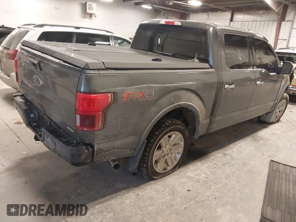 2020 Ford F-150 XL with VIN 1FTEW1E46LFC05572, listed as a IAAI auction lot 41611304 with 150,106 mi miles and . Bid and sale history available at DreamBid. Image 4.
