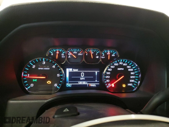 2018 Chevrolet Silverado 1500 LT with VIN 1GCUKREC8JF200108, listed as a Copart auction lot 44582405 with 126,169 mi miles and Salvage Title. Bid and sale history available at DreamBid. Image 9.