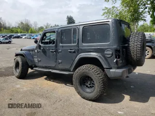 2020 Jeep Wrangler Unlimited Sahara with VIN 1C4HJXEN0LW213643, listed as a Copart auction lot 53343675 with 95,373 mi miles and Salvage title. Bid and sale history available at DreamBid. Image 2.