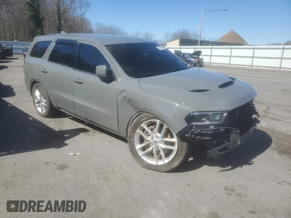 2021 Dodge Durango R/T with VIN 1C4SDJCT4MC661799, listed as a Copart auction lot 50196545 with 102,961 mi miles and Salvage Title. Bid and sale history available at DreamBid. Image 4.