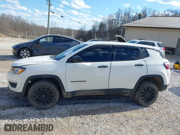 2021 Jeep Compass Sport with VIN 3C4NJDAB3MT555219, listed as a IAAI auction lot 41587525 with 50,427 mi miles and . Bid and sale history available at carsss.com. Image 14.