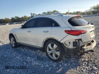 2010 Infiniti FX with VIN JN8AS1MU2AM802758, listed as a Copart auction lot 75509034 with Not Provided miles and Salvage Title. Bid and sale history available at DreamBid. Image 2.