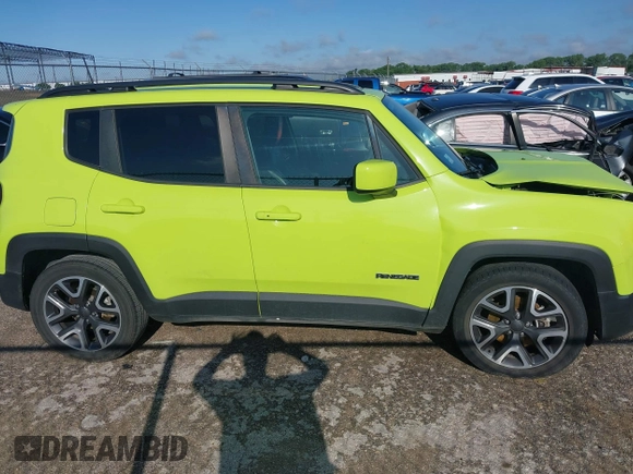 2018 Jeep Renegade Latitude with VIN ZACCJABB6JPJ10039, listed as a IAAI auction lot 42341997 with 91,708 mi miles and . Bid and sale history available at DreamBid. Image 13.