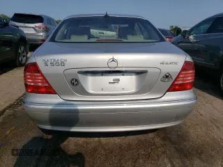 2005 Mercedes-Benz S-Class 5.0L with VIN WDBNG84J95A447218, listed as a Copart auction lot 64822944 with 73,900 mi miles and Salvage Title. Bid and sale history available at carsss.com. Image 6.