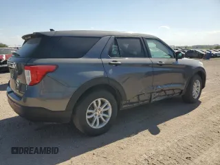 2021 Ford Explorer with VIN 1FMSK8BH9MGA15836, listed as a Copart auction lot 89167255 with 112,345 mi miles and Salvage title. Bid and sale history available at DreamBid. Image 3.
