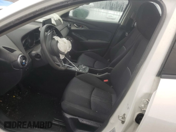 2020 Mazda CX-3 Sport with VIN JM1DKDB79L1474363, listed as a Copart auction lot 74983574 with 56,737 mi miles and Salvage Title. Bid and sale history available at carsss.com. Image 7.