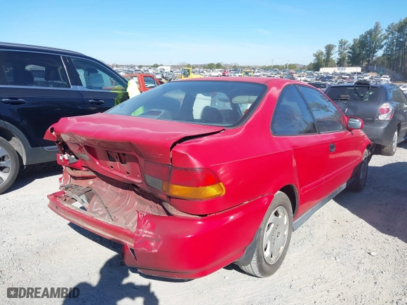 1996 Honda Civic EX with VIN 1HGEJ8140TL022491, listed as a IAAI auction lot 41679097 with 428,525 mi miles. Bid and sale history available at carsss.com. Image 4.