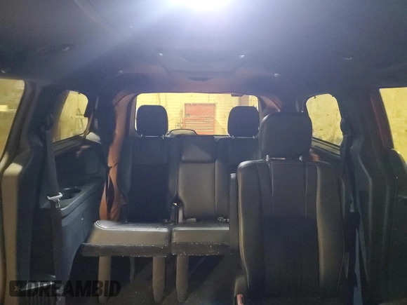 2015 Dodge Grand Caravan SXT with VIN 2C4RDGCG6FR685486, listed as a Copart auction lot 49596715 with 185,444 mi miles and Salvage Title. Bid and sale history available at DreamBid. Image 10.