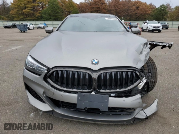 2022 BMW 8 Series M850i with VIN WBAGV8C02NCJ60944, listed as a Copart auction lot 71760253 with 6,350 mi miles. Bid and sale history available at carsss.com. Image 5.