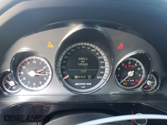 2010 Mercedes-Benz E 63 AMG with VIN WDDHF7HB8AA120470, listed as a Copart auction lot 80325944 with 125,503 mi miles and Salvage title. Bid and sale history available at DreamBid. Image 9.