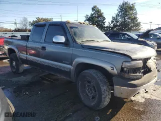 2002 Chevrolet Silverado 1500 LS with VIN 2GCEK19V121325686, listed as a Copart auction lot 42398665 with 188,357 mi miles and Salvage Title. Bid and sale history available at carsss.com. Image 4.