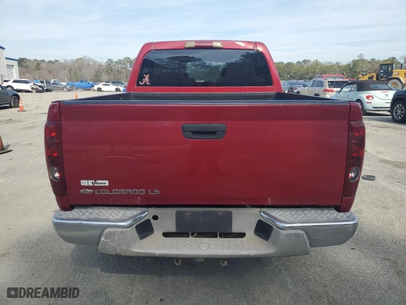 2004 Chevrolet Colorado 1SE LS Z71 with VIN 1GCDS136748165780, listed as a Copart auction lot 42531835 with 277,873 mi miles and Salvage Title. Bid and sale history available at carsss.com. Image 6.