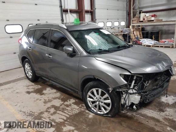 2017 Nissan Rogue SV with VIN JN8AT2MT8HW382710, listed as a IAAI auction lot 41625578 with 151,034 mi miles. Bid and sale history available at carsss.com. Image 1.