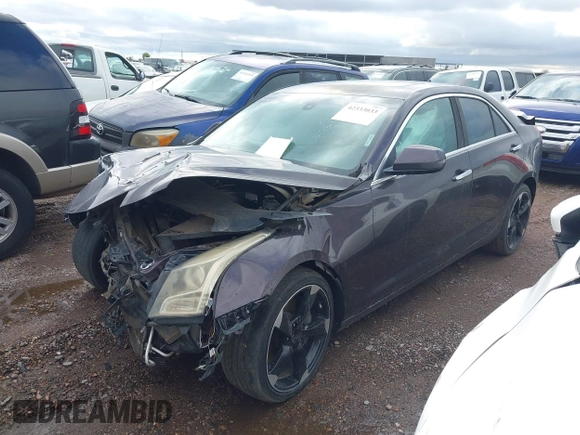 2014 Cadillac ATS Standard RWD with VIN 1G6AA5RX9E0101644, listed as a IAAI auction lot 42333033 with Not provided miles and . Bid and sale history available at DreamBid. Image 2.
