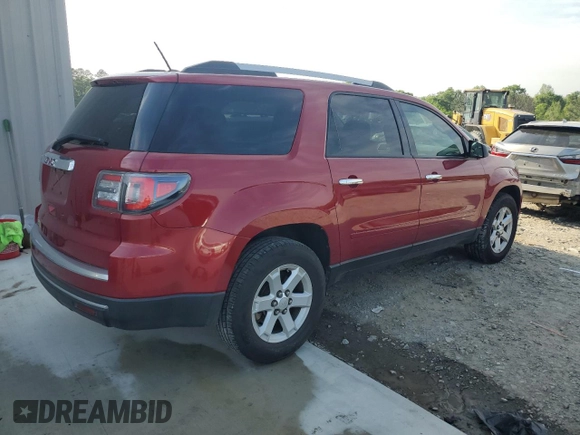 2013 GMC Acadia SLE with VIN 1GKKRPKD4DJ174620, listed as a Copart auction lot 52612625 with 217,792 mi miles and Salvage Title. Bid and sale history available at DreamBid. Image 3.