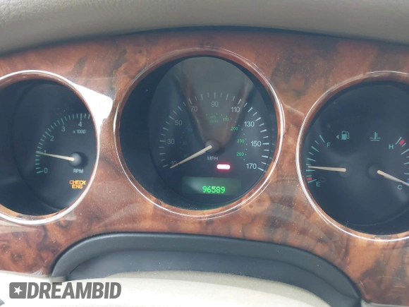 1998 Jaguar XJ Vanden Plas with VIN SAJKX6246WC832202, listed as a IAAI auction lot 41218807 with 96,589 mi miles and . Bid and sale history available at DreamBid. Image 7.