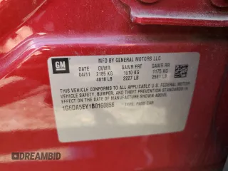 2011 Cadillac CTS with VIN 1G6DA5EY1B0160856, listed as a Copart auction lot 52859315 with 86,787 mi miles and Salvage Title. Bid and sale history available at DreamBid. Image 13.