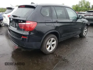 2011 BMW X3 28i with VIN 5UXWX5C58BL712640, listed as a Copart auction lot 55099015 with 72,256 mi miles and Salvage Title. Bid and sale history available at DreamBid. Image 3.