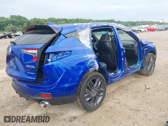 2019 Acura RDX w/A-Spec Pkg with VIN 5J8TC2H61KL010144, listed as a IAAI auction lot 42600199 with 80,921 mi miles and . Bid and sale history available at DreamBid. Image 4.