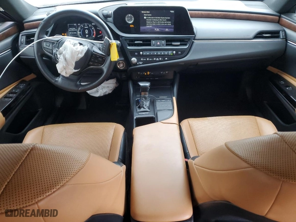 2022 Lexus ES with VIN 58ADZ1B15NU115491, listed as a Copart auction lot 48785495 with 49,130 mi miles and Salvage Title. Bid and sale history available at carsss.com. Image 8.