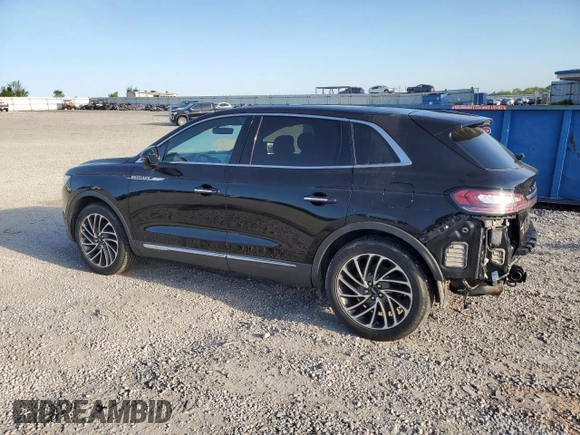2019 Lincoln Nautilus Reserve with VIN 2LMPJ8LP3KBL18537, listed as a Copart auction lot 53504675 with 84,521 mi miles and Salvage title. Bid and sale history available at DreamBid. Image 2.