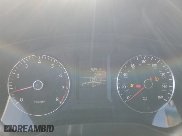 2013 Volkswagen Jetta SEL with VIN 3VWLX7AJ9DM392257, listed as a Copart auction lot 54011485 with 119,903 mi miles and Salvage title. Bid and sale history available at DreamBid. Image 9.