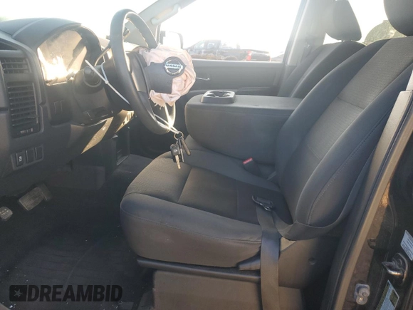 2015 Nissan Titan S with VIN 1N6AA0EJ3FN506112, listed as a Copart auction lot 43260445 with 146,523 mi miles and Salvage Title. Bid and sale history available at carsss.com. Image 7.