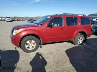 2006 Nissan Pathfinder SE with VIN 5N1AR18W86C611261, listed as a Copart auction lot 48187425 with 214,575 mi miles and Non Repairable. Bid and sale history available at carsss.com. Image 1.