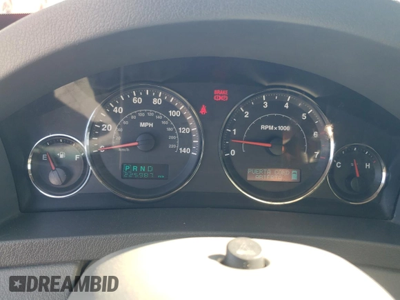 2006 Jeep Grand Cherokee Limited with VIN 1J8HS58N36C122006, listed as a Copart auction lot 87159044 with 225,987 mi miles and Salvage title. Bid and sale history available at DreamBid. Image 9.