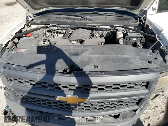 2014 Chevrolet Silverado 1500 Work Truck with VIN 3GCUKPEC2EG247868, listed as a Copart auction lot 45210595 with 136,836 mi miles and Salvage Title. Bid and sale history available at carsss.com. Image 11.