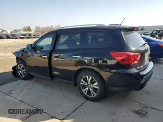 2017 Nissan Pathfinder SL with VIN 5N1DR2MM1HC632351, listed as a Copart auction lot 48970295 with 75,638 mi miles and Salvage Title. Bid and sale history available at DreamBid. Image 2.