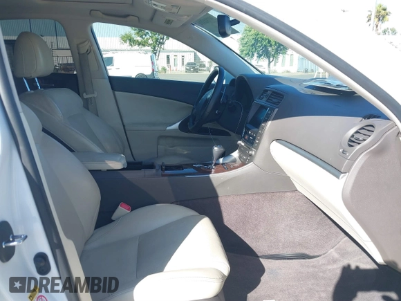 2012 Lexus IS 250 with VIN JTHBF5C23C5173325, listed as a IAAI auction lot 41612562 with Not provided miles and . Bid and sale history available at DreamBid. Image 5.