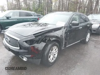 2017 Infiniti QX70 with VIN JN8CS1MW4HM413401, listed as a IAAI auction lot 41948069 with 105,062 mi miles. Bid and sale history available at carsss.com. Image 17.