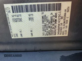 2017 Nissan Maxima S z VIN 1N4AA6APXHC437911, wystawiony jako Copart lot #47090525 z przebiegiem 96 122 mil mil oraz Szkoda całkowita • Salvage title. Historia ofert i sprzedaży dostępna na DreamBid. Obrazek 12.